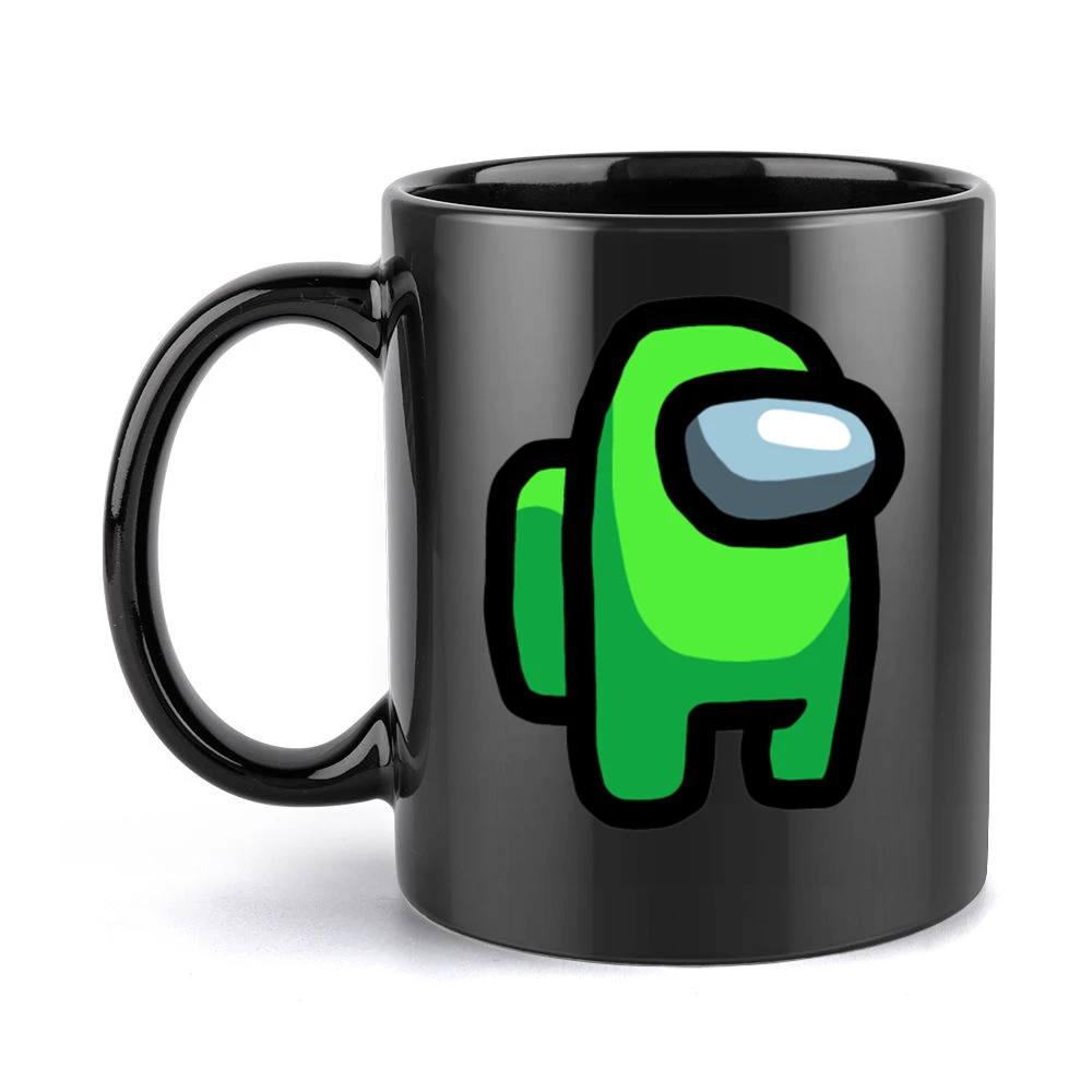 Lime Green Suspect Fun Video Game Fan Black Mug