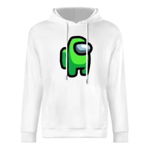 Lime Green Suspect Fun Video Game Fan European Size Men Hoodie