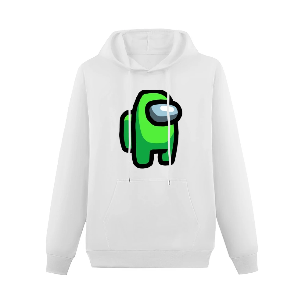 Lime Green Suspect Fun Video Game Fan Men Hoodie With Pocket