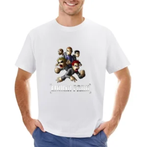 Linkink park member cartoon Asian Size Men T-Shirt