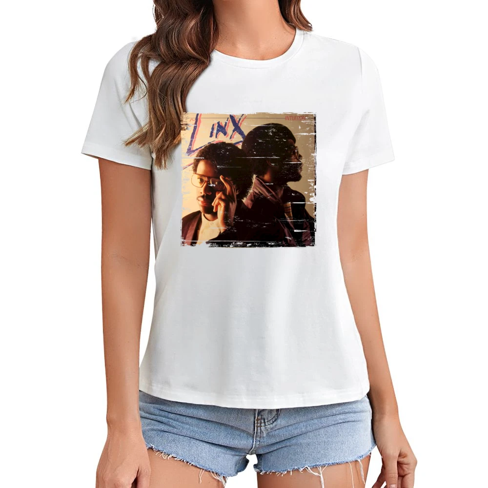 Linx Intuition Album Cover Distressed Image Asian Size Women Ladies T-shirt