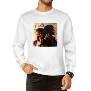 Linx Intuition Album Cover Distressed Image European Size Pullover Sweater