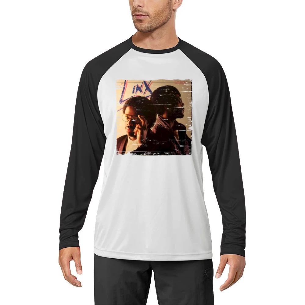 Linx Intuition Album Cover Distressed Image Men Long Sleeve T-Shirt