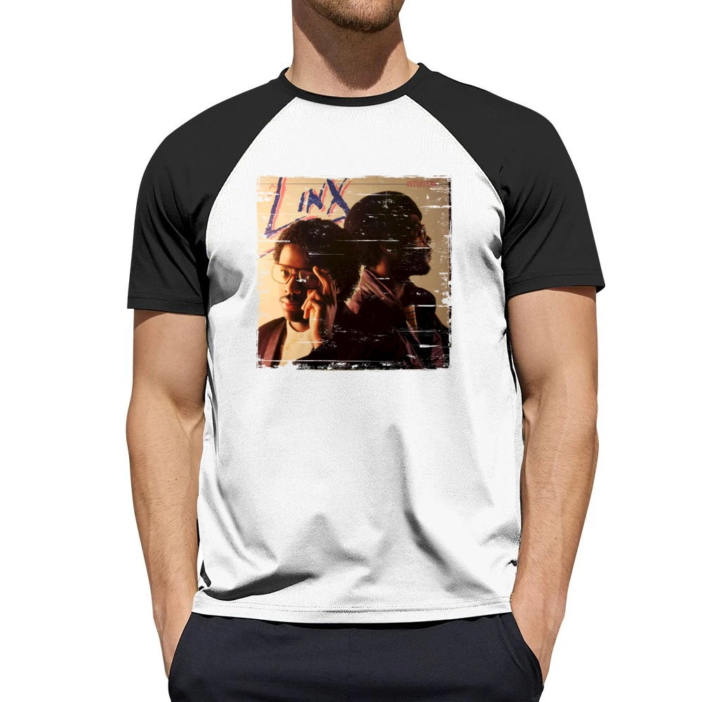 Linx Intuition Album Cover Distressed Image Men Short Sleeve T-Shirt