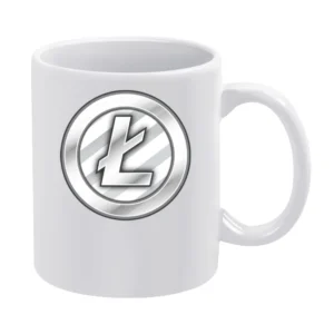 Litecoin Digital Currency Cryptocurrency Logo White Mug