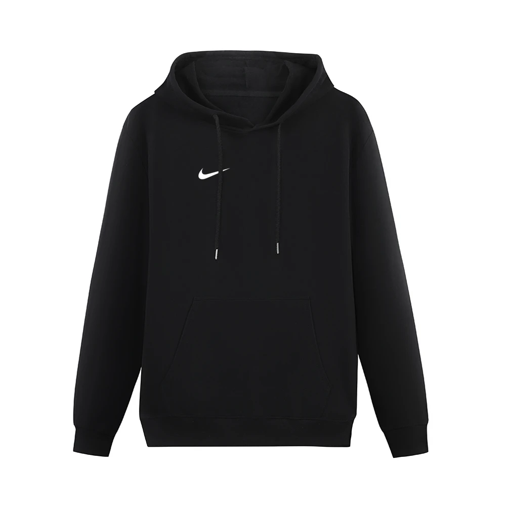 Little White Nike Fun Popular Sports Swoosh Graphic Men Hoodie With Pocket