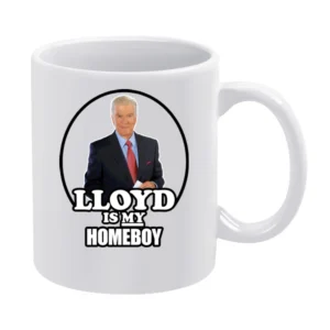 Lloyd Robertson Is My Homeboy Ctv White Mug
