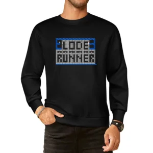 Lode Runner Video Game Retro 80s European Size Pullover Sweater
