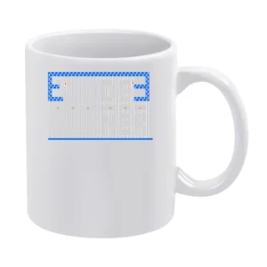 Lode Runner Video Game Retro 80s White Mug