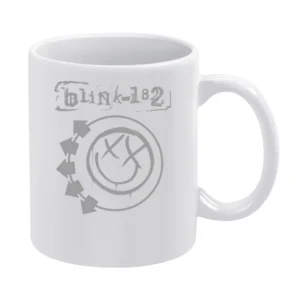 Logo Blink 182 rock band White Mug