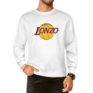 Lonzo Ball Los Angeles Basketball Draft Pick Parody European Size Pullover Sweater