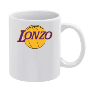 Lonzo Ball Los Angeles Basketball Draft Pick Parody White Mug