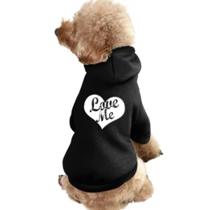 Love Me Vintage Style Heart Cute Tee Shirt Pet Apparel Clothes