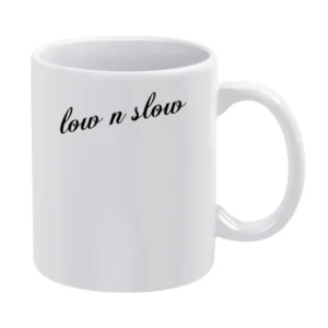 Low N Slow Custom Lowered Car JDM White Mug