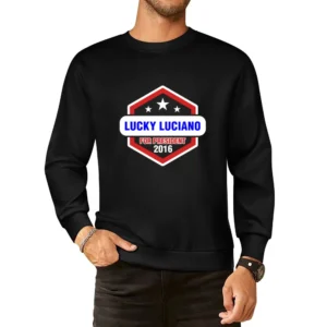 Lucky Luciano For President 2016 Boardwalk Empire TV Show European Size Pullover Sweater