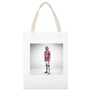 Luka Modric Croation Soccer Tshirt (all Colors and Styles available) White Canvas Tote Shopping Bag