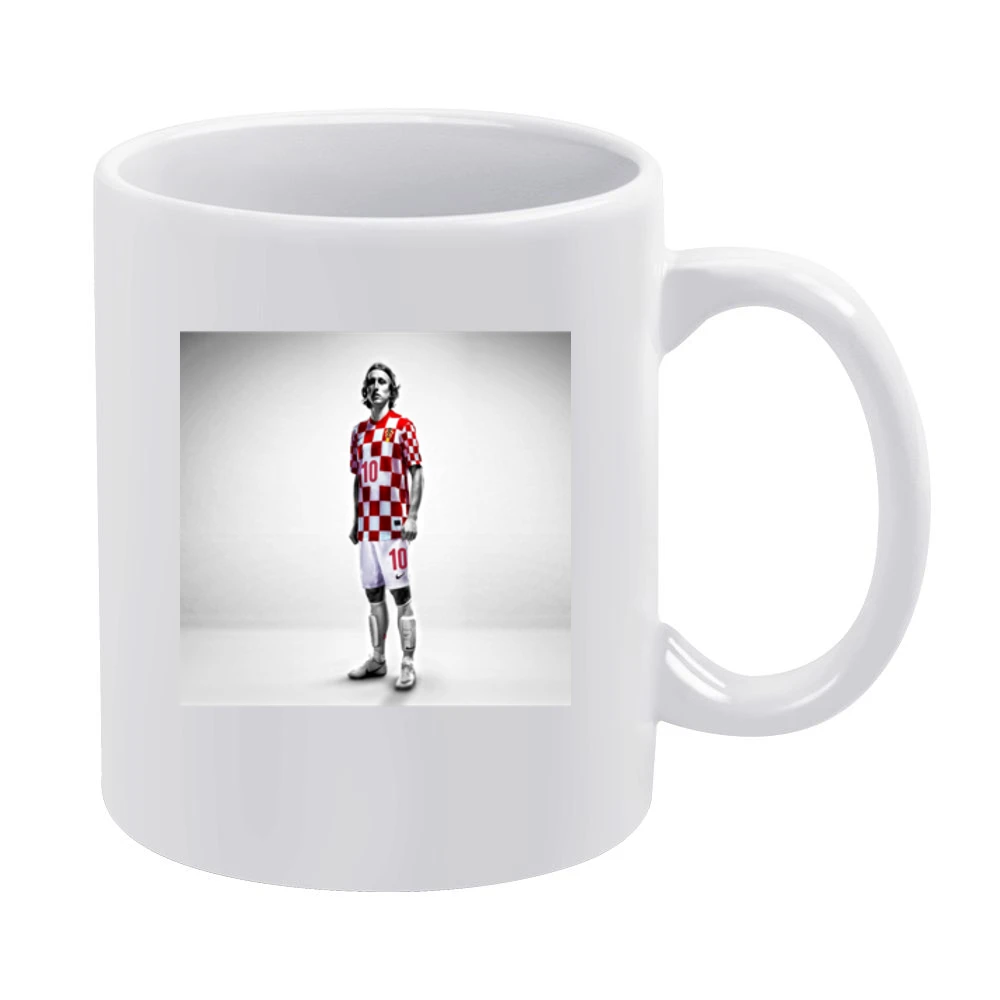 Luka Modric Croation Soccer Tshirt (all Colors and Styles available) White Mug