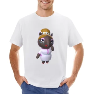 Luna From Animal Crossing Nintendo Character Video Game Asian Size Men T-Shirt