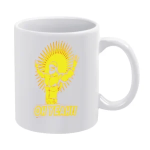 Macho Man Retro Tshirt White Mug
