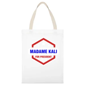 Madame Kali For President 2016 Penny Dreadful TV Show White Canvas Tote Shopping Bag