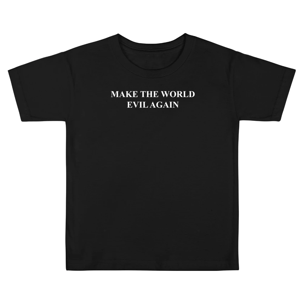 Make The World Evil Again Dr Evil Funny Jimmy Fallon Tonight Show T Sh Kids Boys Girls T-Shirt