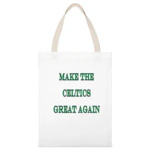 Make the Celtics Great Again Tshirt (all styles and colors available) White Canvas Tote Shopping Bag