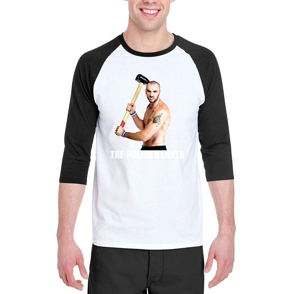 Marcin Gortat The Polish Hammer Phoenix Poland Basketball Men 3/4 Sleeve T-Shirt