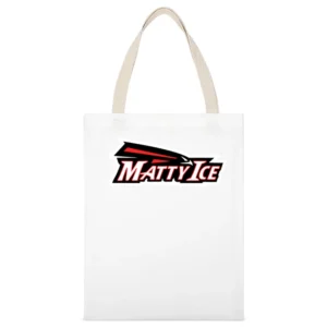 Matty Ice Matt Ryan White Canvas Tote Shopping Bag