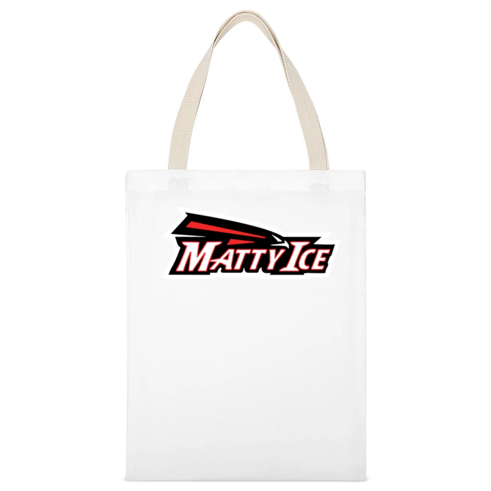 Matty Ice Matt Ryan White Canvas Tote Shopping Bag