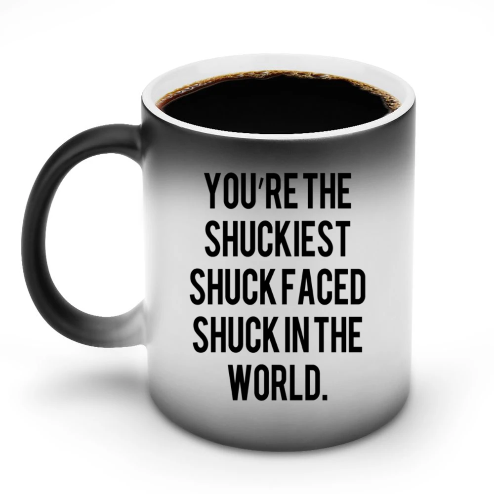 Maze Runner Shuckiest Shuck Faced Fun Tee Shirt Discoloration Mug