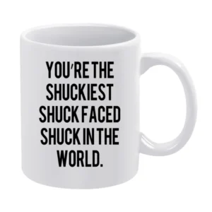 Maze Runner Shuckiest Shuck Faced Fun Tee Shirt White Mug