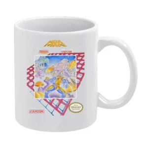 Mega Man Nes Nintendo Old School Retro Video Game Fan Distressed T Shi White Mug