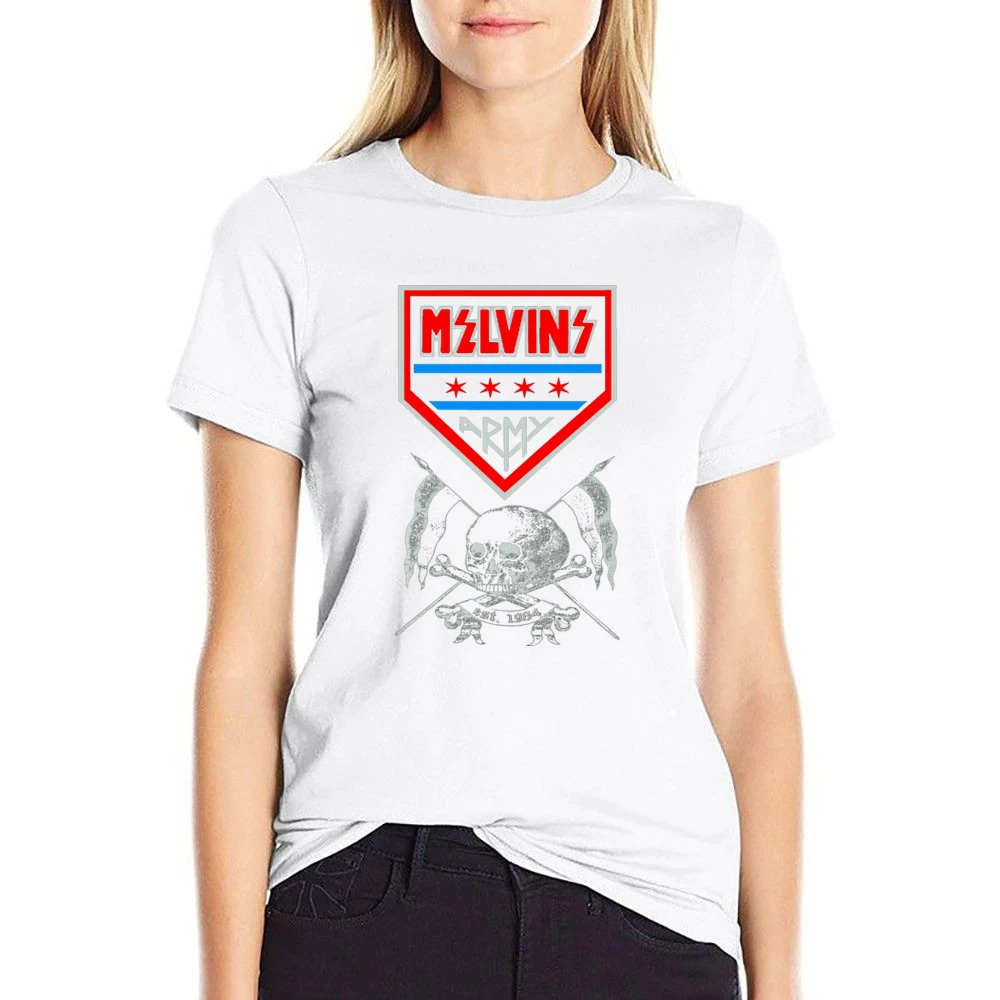 Melvin Army US Size Women Ladies T-shirt