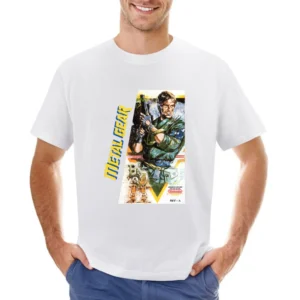 Metal Gear Nes Nintendo Old School Retro Video Game Fan Distressed T S Asian Size Men T-Shirt