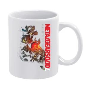 Metal Gear Solid 4 Solid Snake White Mug
