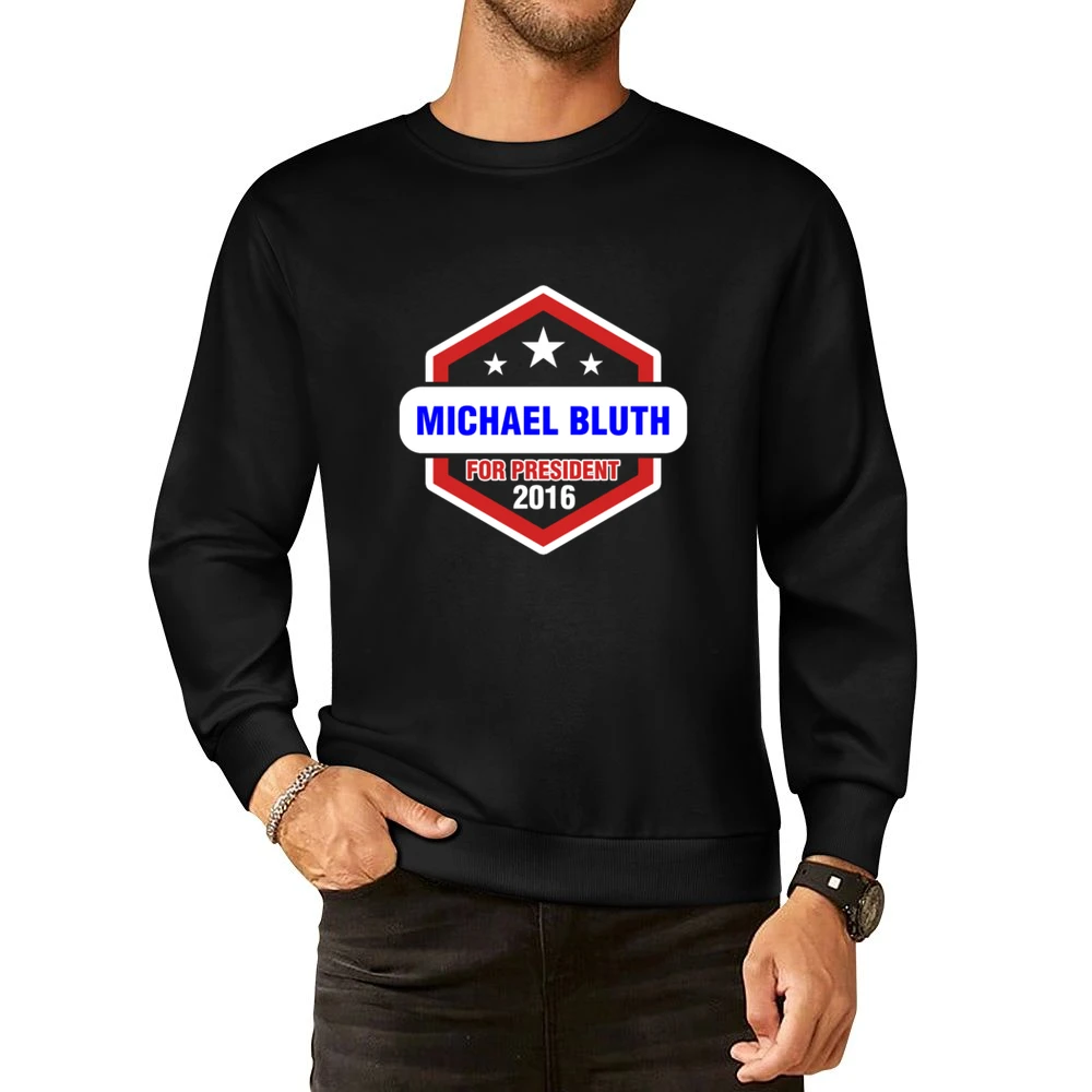 Michael Bluth For President 2016 Arrested Development TV Show European Size Pullover Sweater