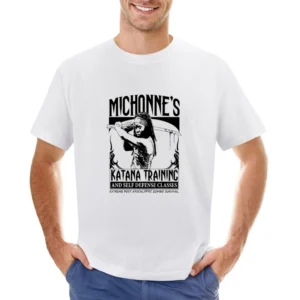 Michonne's Training Tshirt Asian Size Men T-Shirt