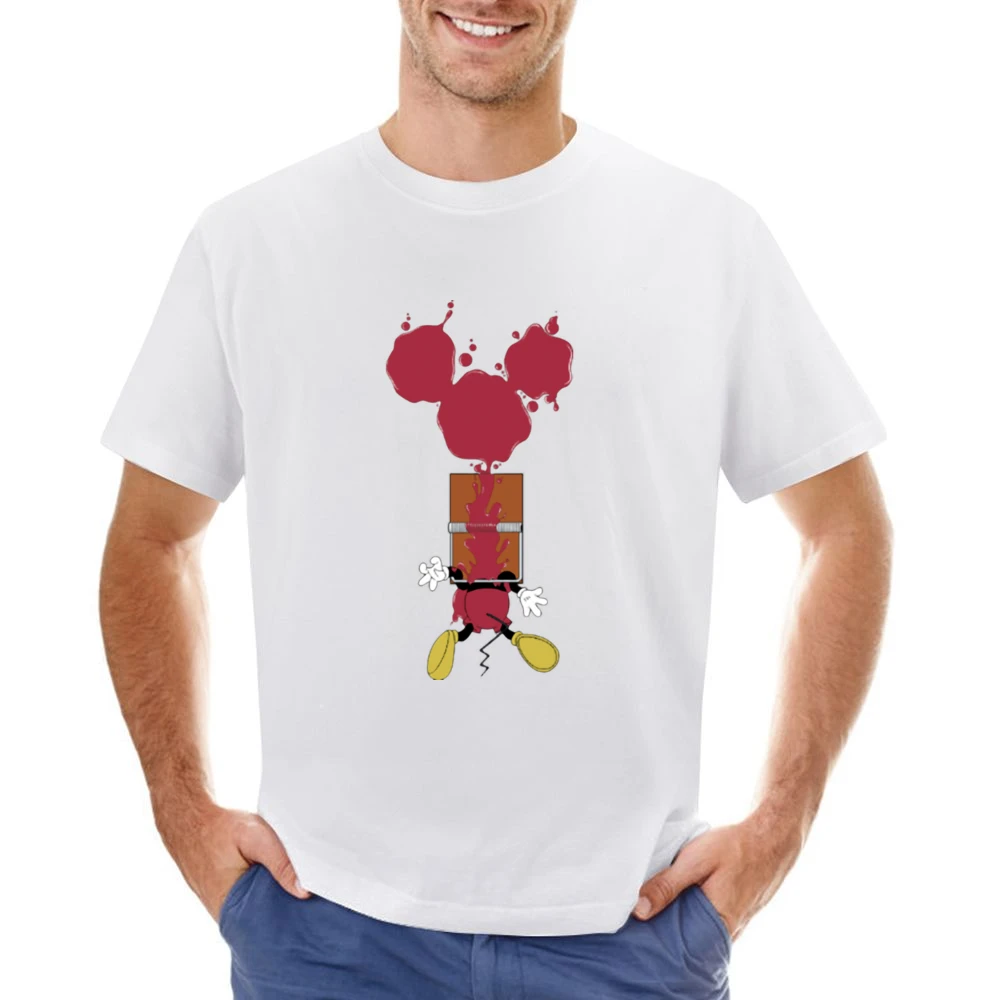 Mickey Mouse Trapped funny Asian Size Men T-Shirt