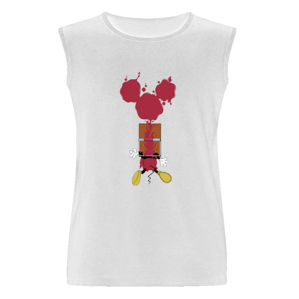 Mickey Mouse Trapped funny Men Sleeveless T-Shirt