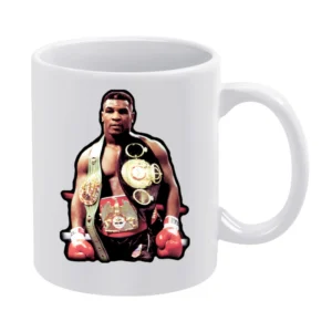 Mike Tyson Boxing White Mug