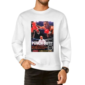 Mike Tysons Punch Out Nes Nintendo Old School Retro Video Game Fan Dis European Size Pullover Sweater