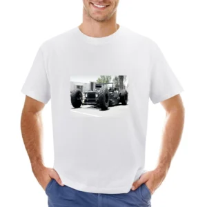 Military Rat Rod Jeep Tshirt Asian Size Men T-Shirt