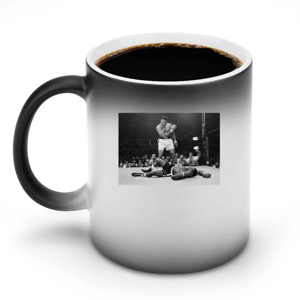 Mohammed Ali Knockout Tshirt Discoloration Mug