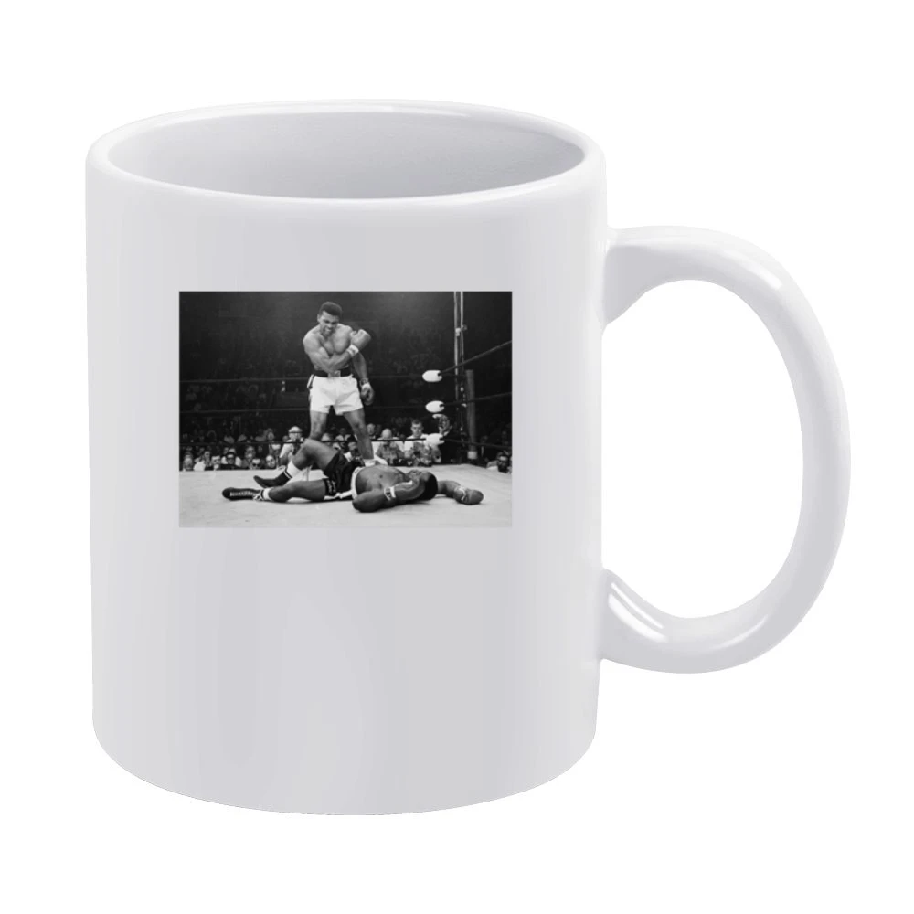 Mohammed Ali Knockout Tshirt White Mug