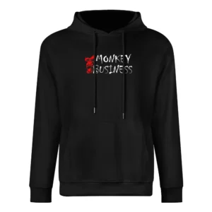 Monkey Business funny ape animals European Size Men Hoodie
