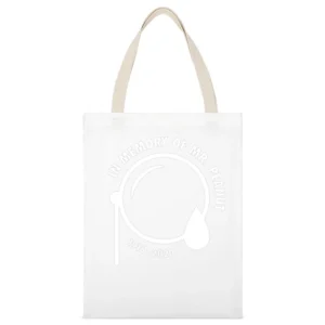 Mr Peanut In Memory Of Rip Planters Peanuts White Canvas Tote Shopping Bag