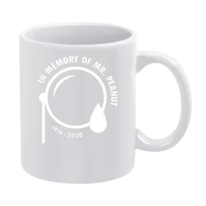Mr Peanut In Memory Of Rip Planters Peanuts White Mug