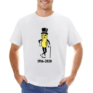 Mr Peanut Rip Planters Peanuts Pop Culture Food Asian Size Men T-Shirt