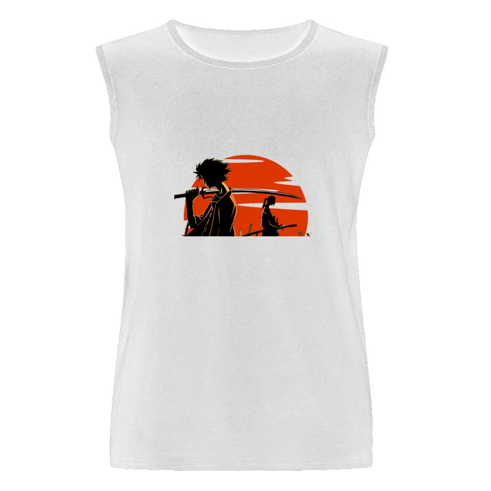 Mugen And Jin over the sun Samurai champloo anime manga Men Sleeveless T-Shirt