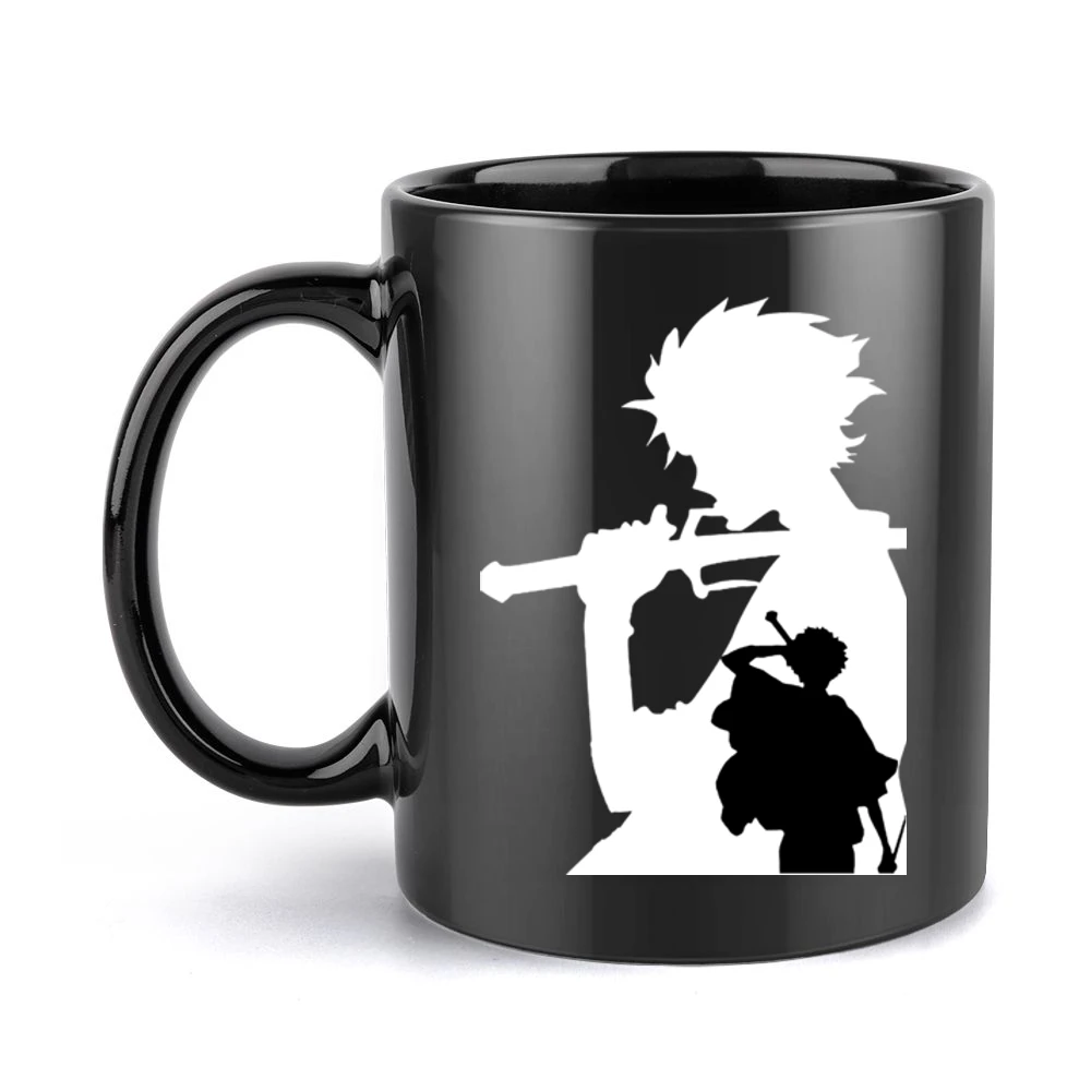 Mugen Shadow black and white samurai champloo anime manga Black Mug